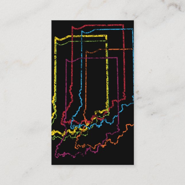 indiana pride blur business card (Front)