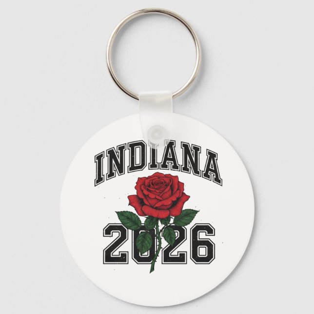INDIANA rose 2026 Key Ring (Front)