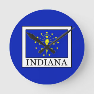 Indiana Round Clock