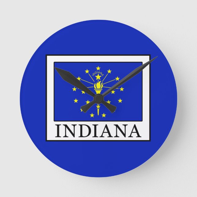 Indiana Round Clock (Front)