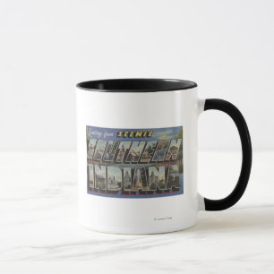 Indiana (Southern) - Large Letter Scenes Mug