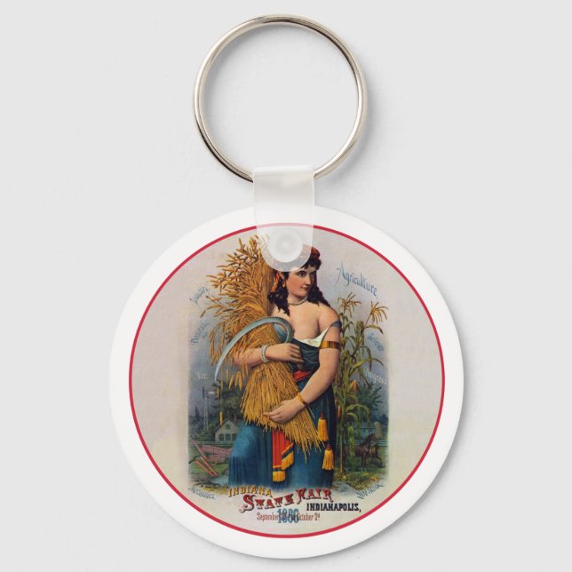 Indiana State Fair Key Ring (Front)