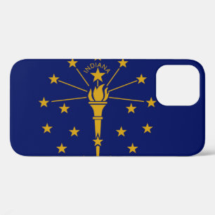 Indiana State flag iPhone 12 Case