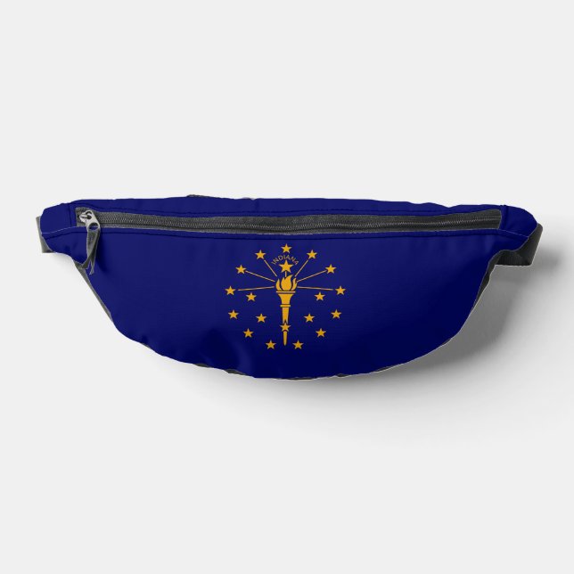 Indiana State Flag Design Bum Bags (Lay Down)
