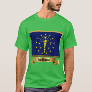 Indiana State Flag Stickers1 T-Shirt
