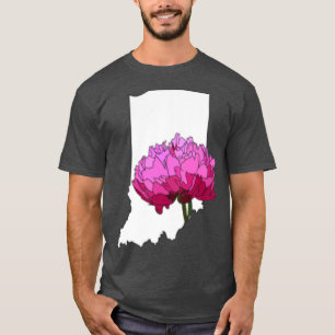 Indiana State Flower Oversized T-Shirt