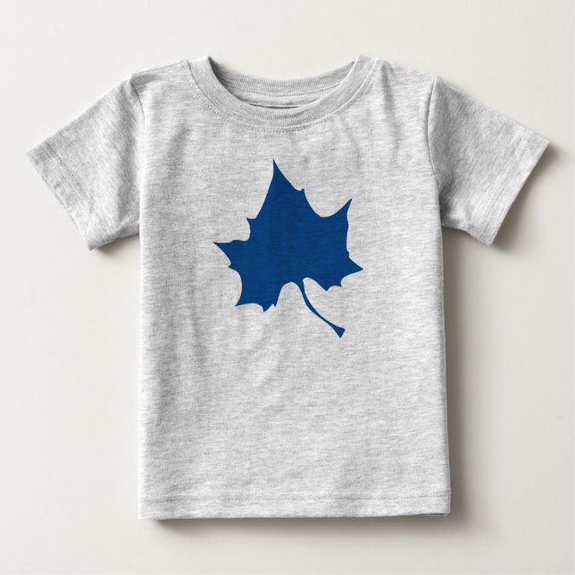 Indiana State Leaf Baby T-Shirt (Front)