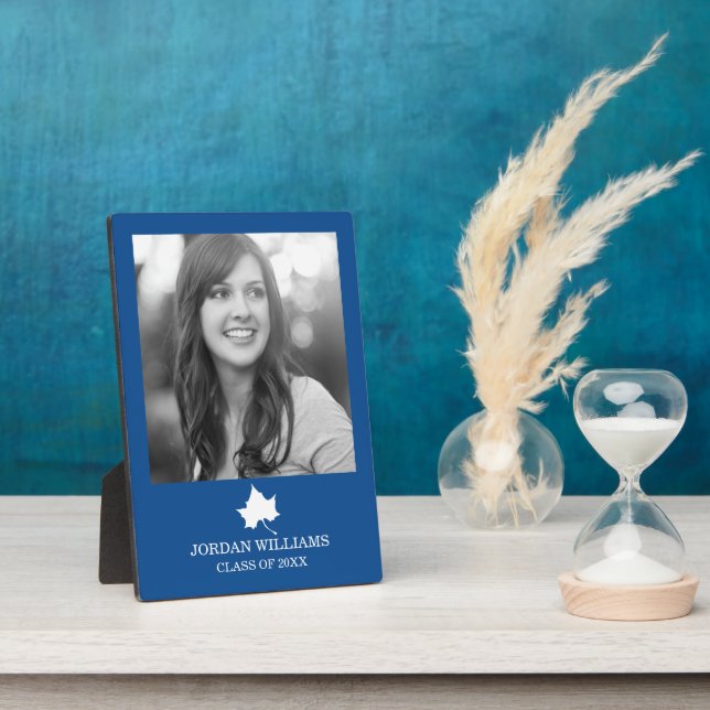 Indiana State Leaf Plaque (Side)