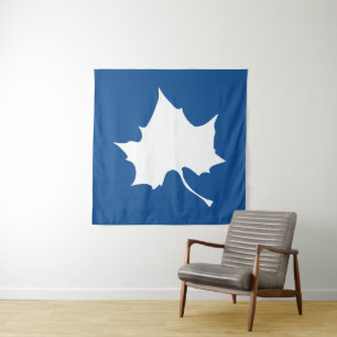 Indiana State Leaf Tapestry