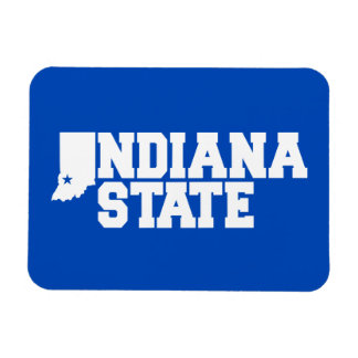 Indiana State Logo Magnet