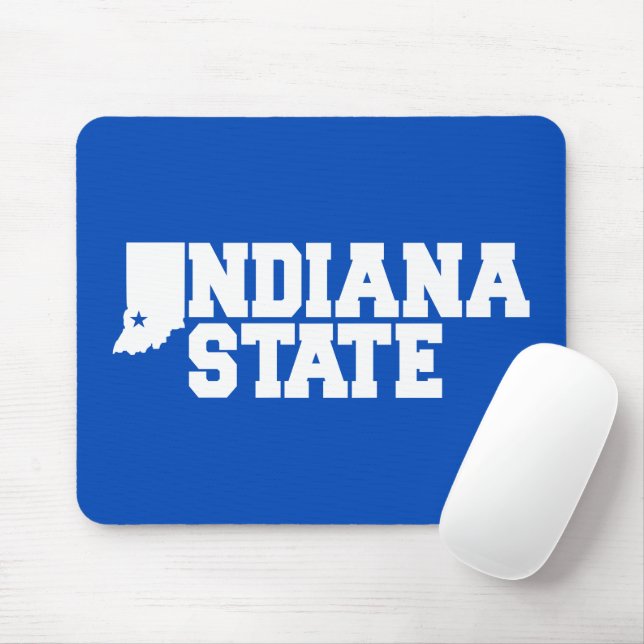 Indiana State Logo Mouse Pad (With Mouse)