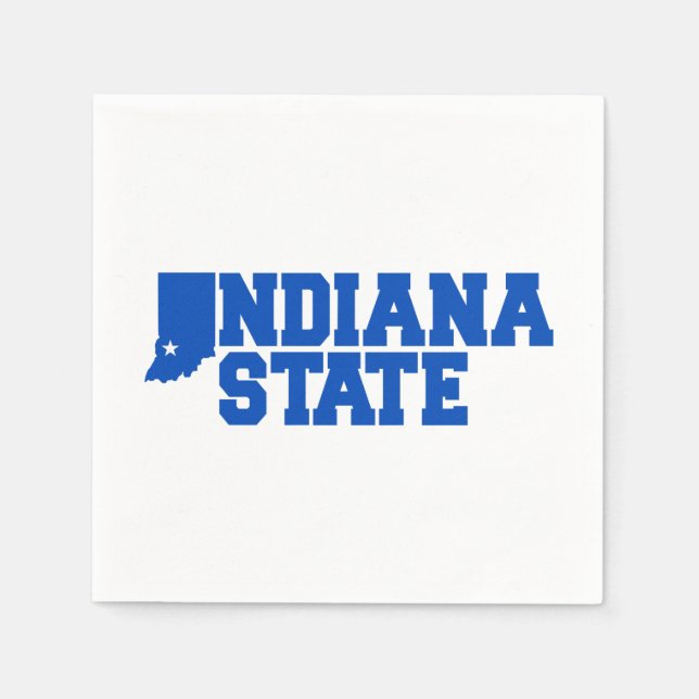Indiana State Logo Napkin (Front)