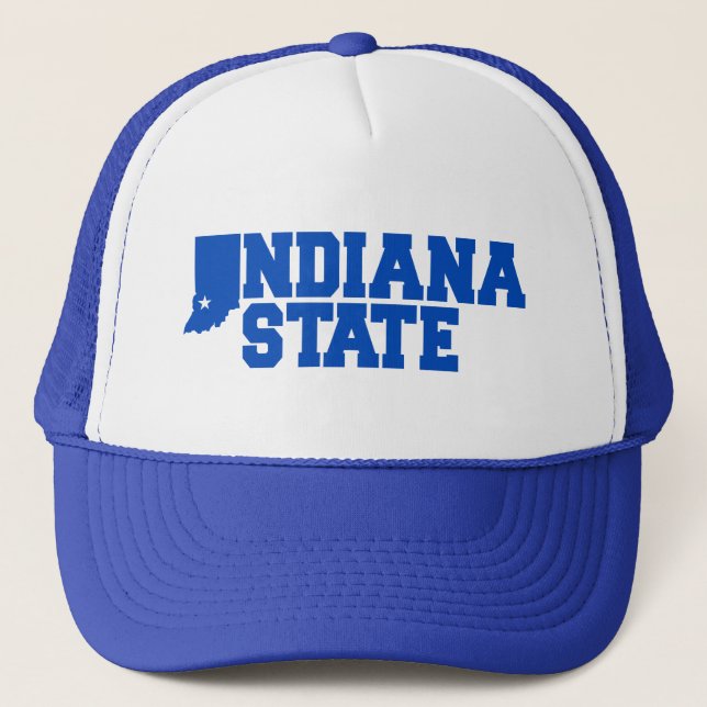 Indiana State Logo Trucker Hat (Front)