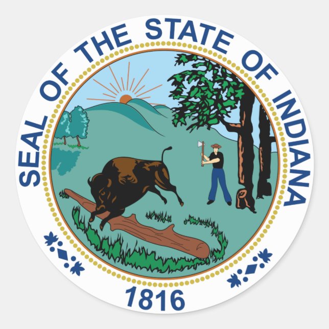 Indiana State Seal (Front)