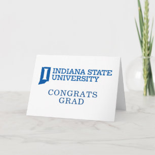 Indiana State University Graduation Card