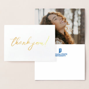 Indiana State University Graduation Foil Card