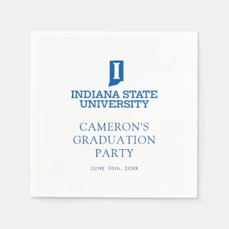 Indiana State University Graduation Napkin