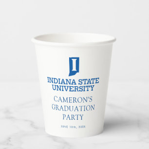 Indiana State University Graduation Paper Cups