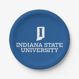 Indiana State University Paper Plate