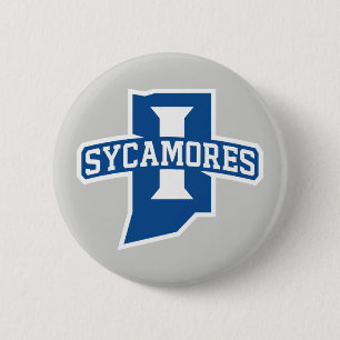 Indiana State University Sycamores 6 Cm Round Badge