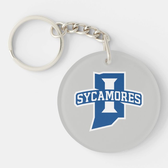 Indiana State University Sycamores Key Ring (Front)