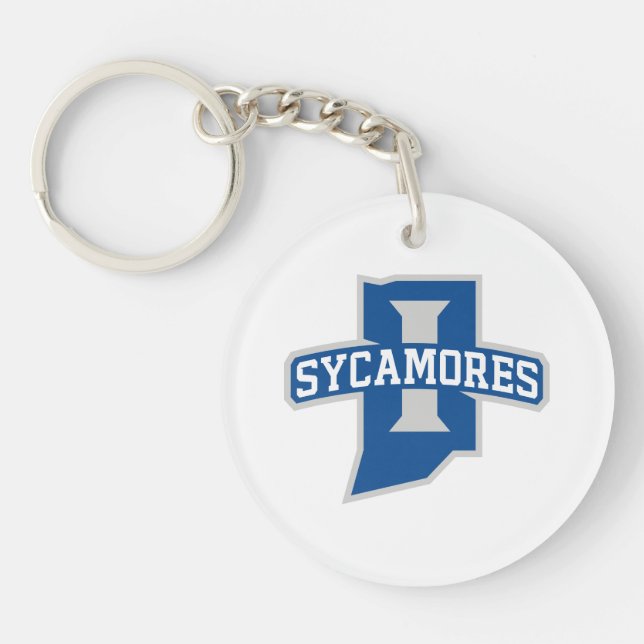 Indiana State University Sycamores Key Ring (Front)