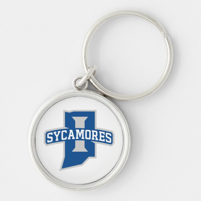 Indiana State University Sycamores Key Ring (Front)
