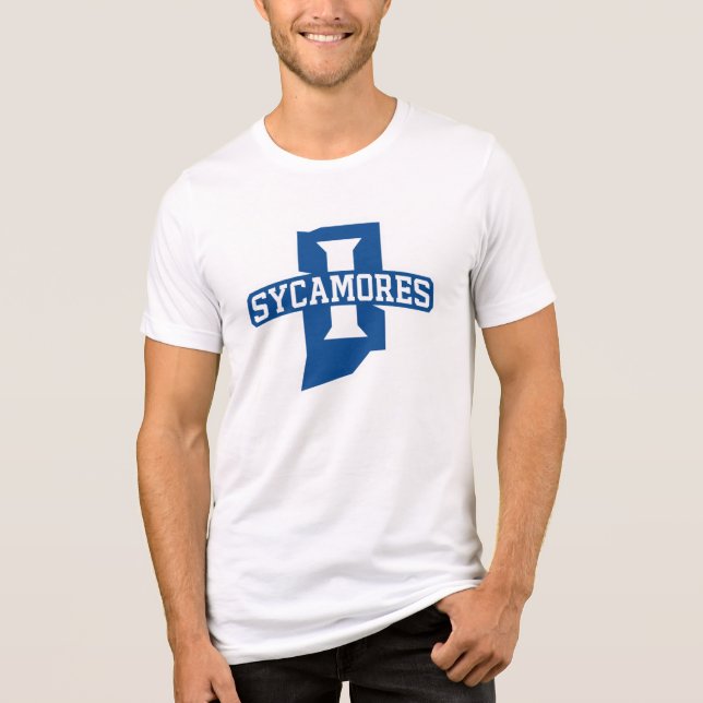 Indiana State University Sycamores Tri-Blend Shirt (Front)