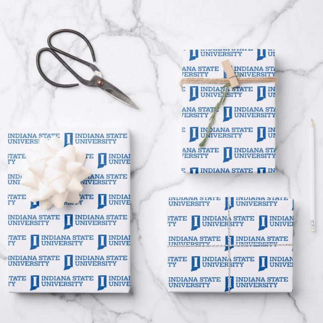 Indiana State University Wrapping Paper Sheet (Front)