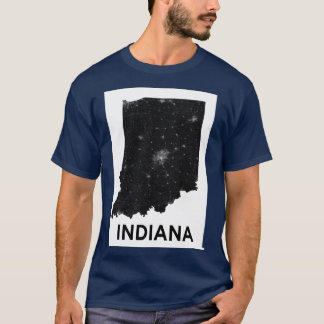 Indiana Street Map T-Shirt