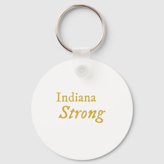 Indiana Strong    Key Ring (Front)