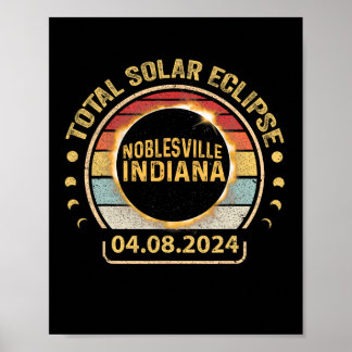 Indiana Total Solar Eclipse Party 2024 Totality  Poster