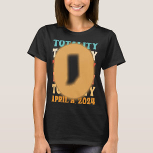 Indiana Totality Solar Eclipse April 8 2024 Astron T-Shirt