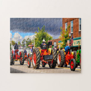 Indiana Tractor Parade. Jigsaw Puzzle