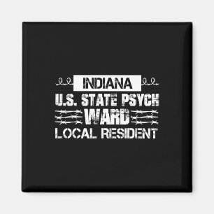 Indiana U.S. Inmate Psych Ward County State Jail H Magnet