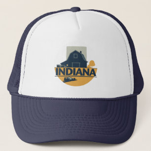 Indiana United States of America Trucker Hat