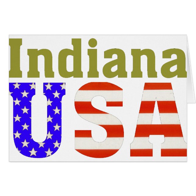 Indiana USA! (Front Horizontal)