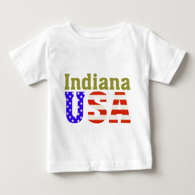Indiana USA Aashen alpha Baby T-Shirt (Front)