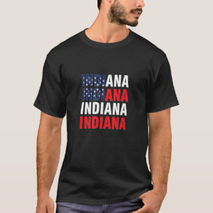 Indiana USA Flag T-Shirt