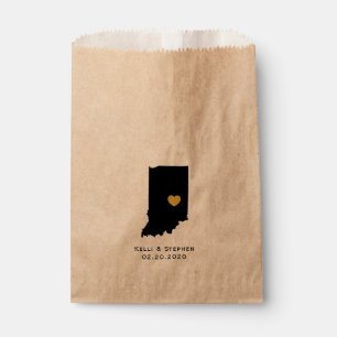 Indiana Wedding Favour Treat Sacks, Gift Bags