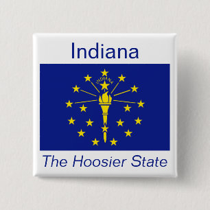 Indianan Flag Button