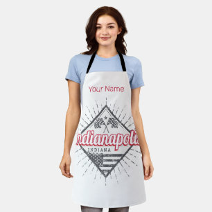 Indianapolis City Indiana United States USA Apron