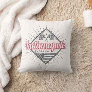 Indianapolis City Indiana United States USA Cushion