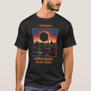 Indianapolis Eclipse April 8 2024 04 08 2024 Eclip T-Shirt