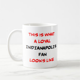 indianapolis fan, loyal coffee mug