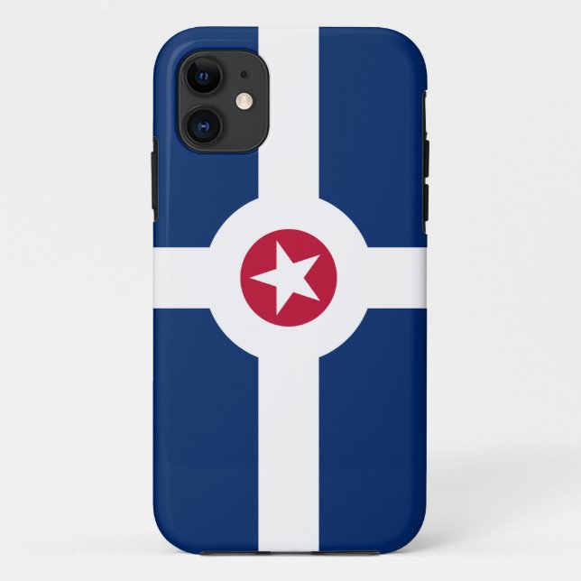 Indianapolis Flag Case-Mate iPhone Case (Back)