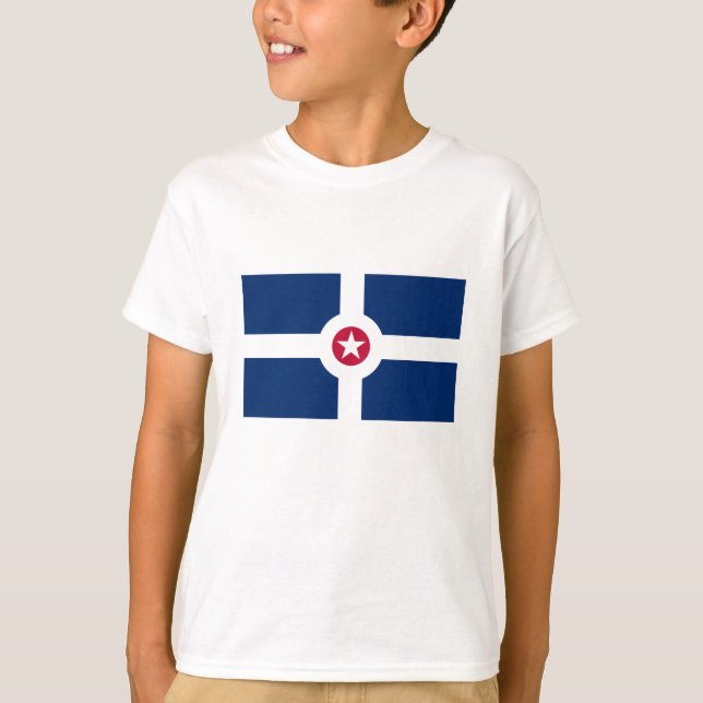 Indianapolis Flag T-Shirt (Front)