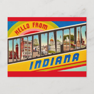 Indianapolis Greeting Postcard