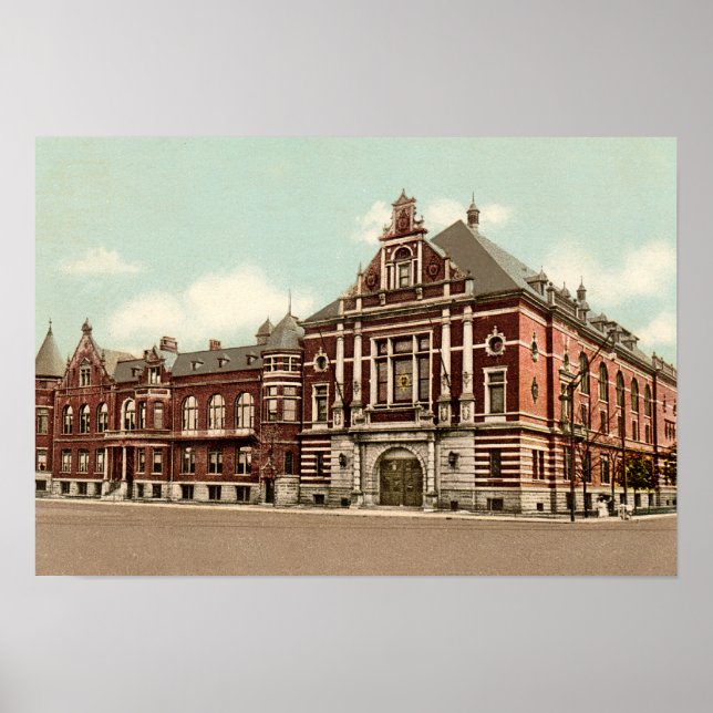 Indianapolis Indiana Athanaeum Poster (Front)