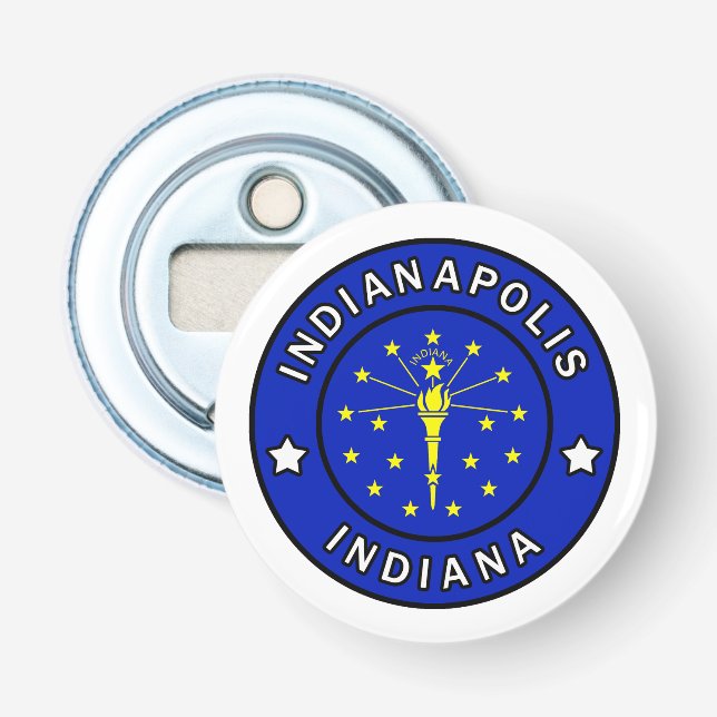 Indianapolis Indiana Bottle Opener (Front)